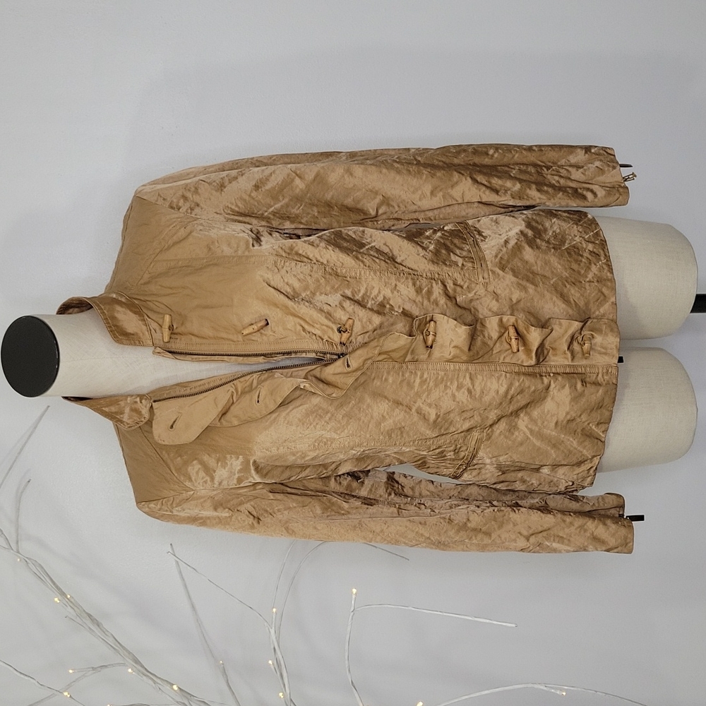 Per Se Gold Ruffled Jacket SZ 8 - Picture 2 of 11